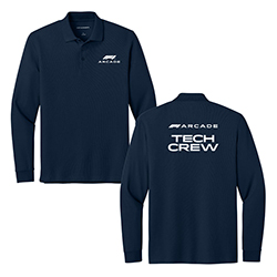 Tech Crew Long Sleeve Polo - Men's